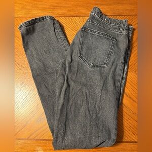 Zara Women's washed black Straight leg Jeans size 4